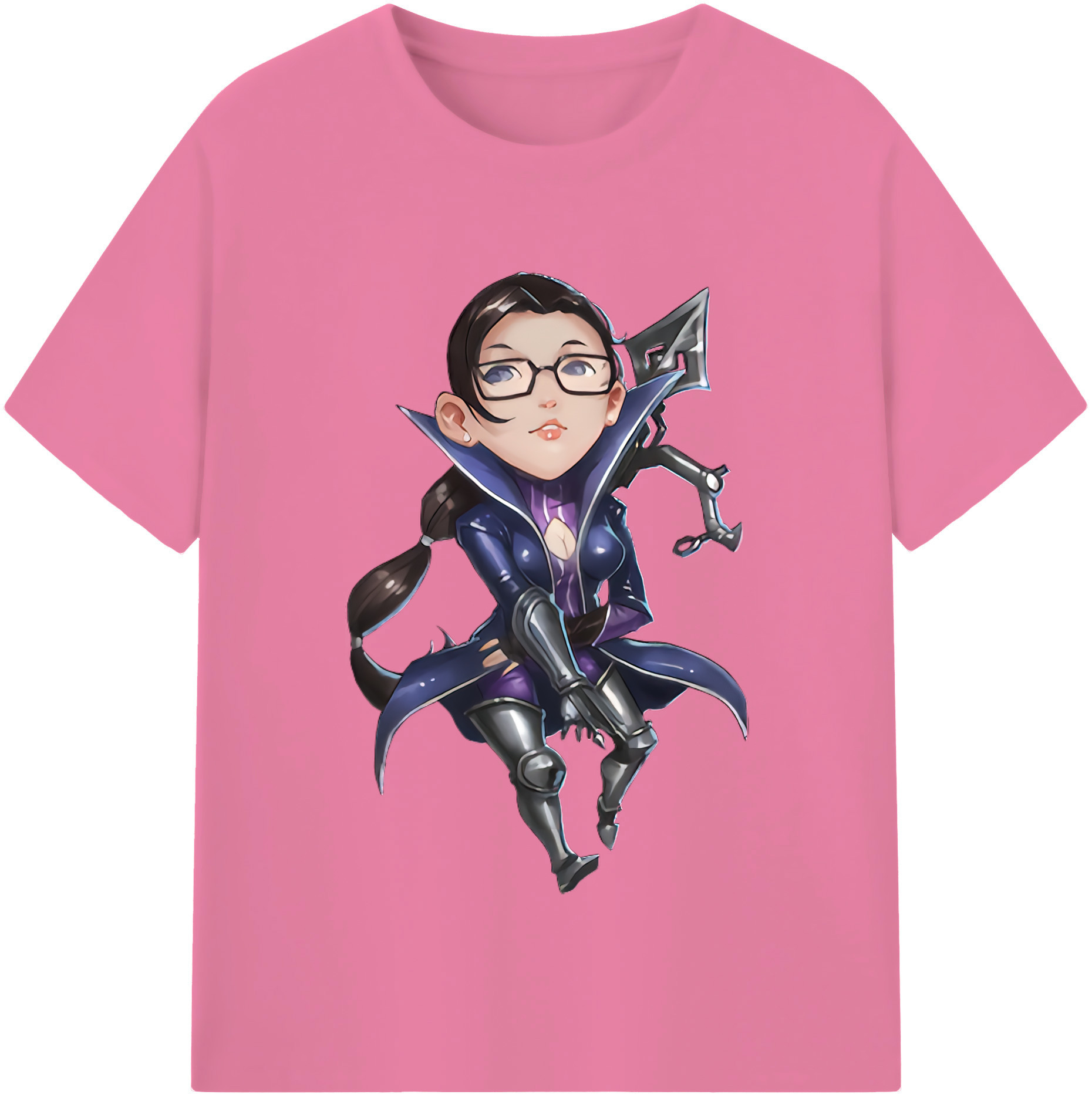 リーグ・オブ・レジェンド League of Legends LOL 綿100％半袖Tシャツ（フロントプリント）